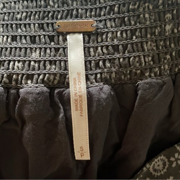 Free People Gray and Yellow Floral Maxi Skirt S M - Picture 5 of 6